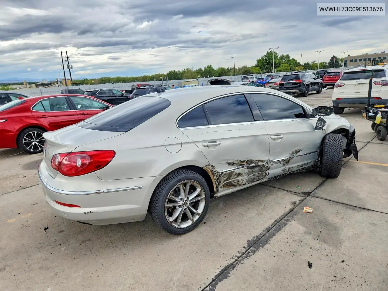 2009 VOLKSWAGEN PASSAT CC VIN WVWHL73C09E513676 — фото 3