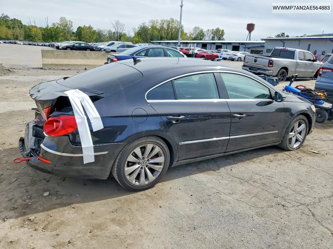 2010 VOLKSWAGEN PASSAT CC VIN WVWMP7AN2AE564883 — фото 3