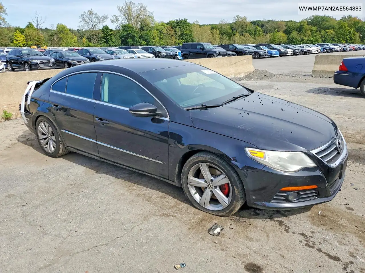 2010 VOLKSWAGEN PASSAT CC VIN WVWMP7AN2AE564883 — фото 4