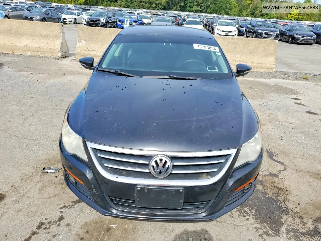 2010 VOLKSWAGEN PASSAT CC VIN WVWMP7AN2AE564883 — фото 5