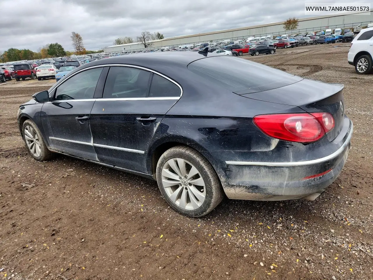 2010 VOLKSWAGEN PASSAT CC VIN WVWML7AN8AE501573 — фото 2