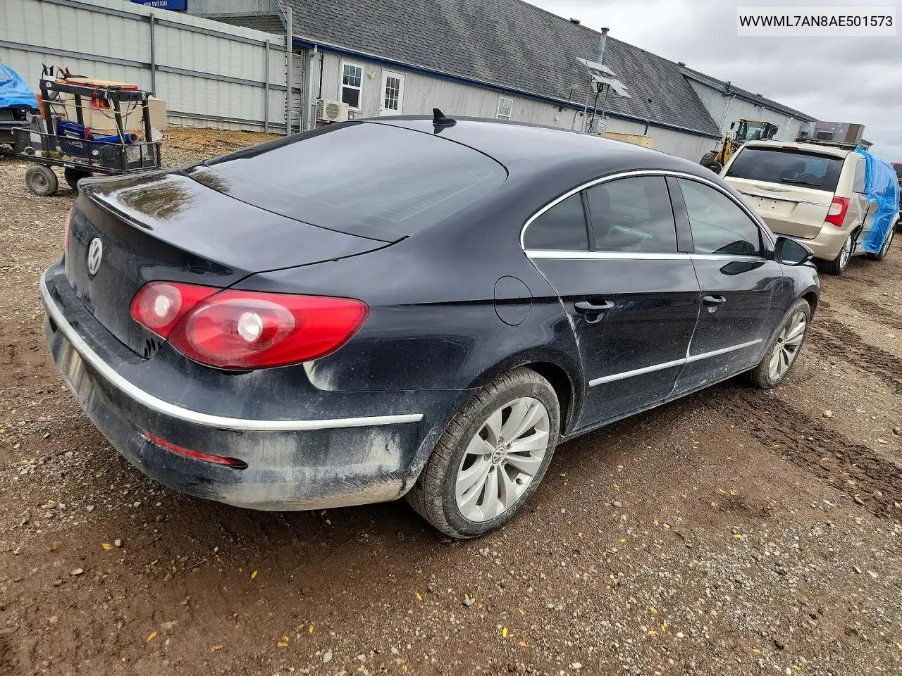2010 VOLKSWAGEN PASSAT CC VIN WVWML7AN8AE501573 — фото 3