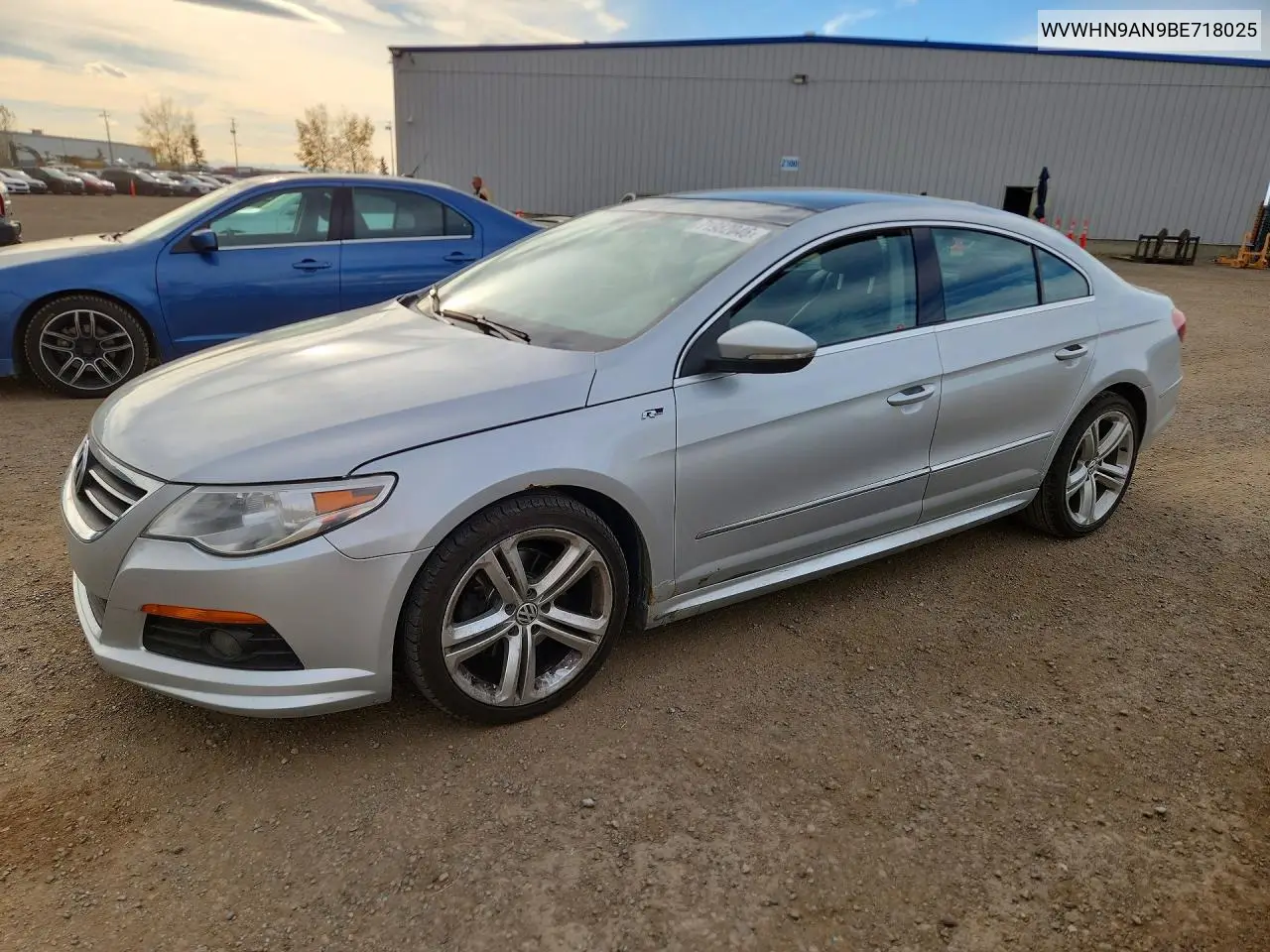 VOLKSWAGEN PASSAT CC 2011, VIN WVWHN9AN9BE718025