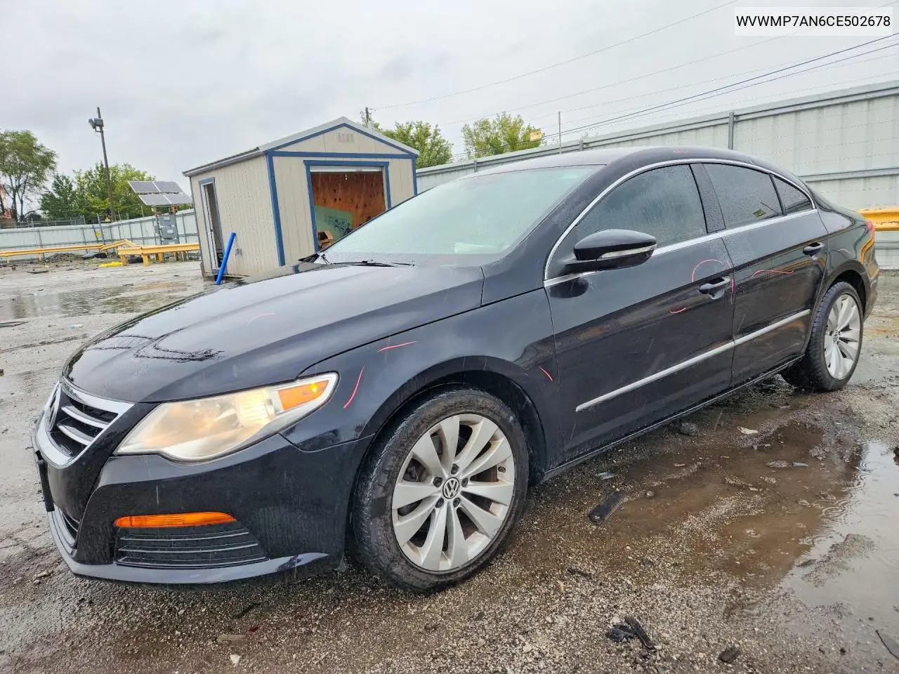 VOLKSWAGEN PASSAT CC 2012, VIN WVWMP7AN6CE502678