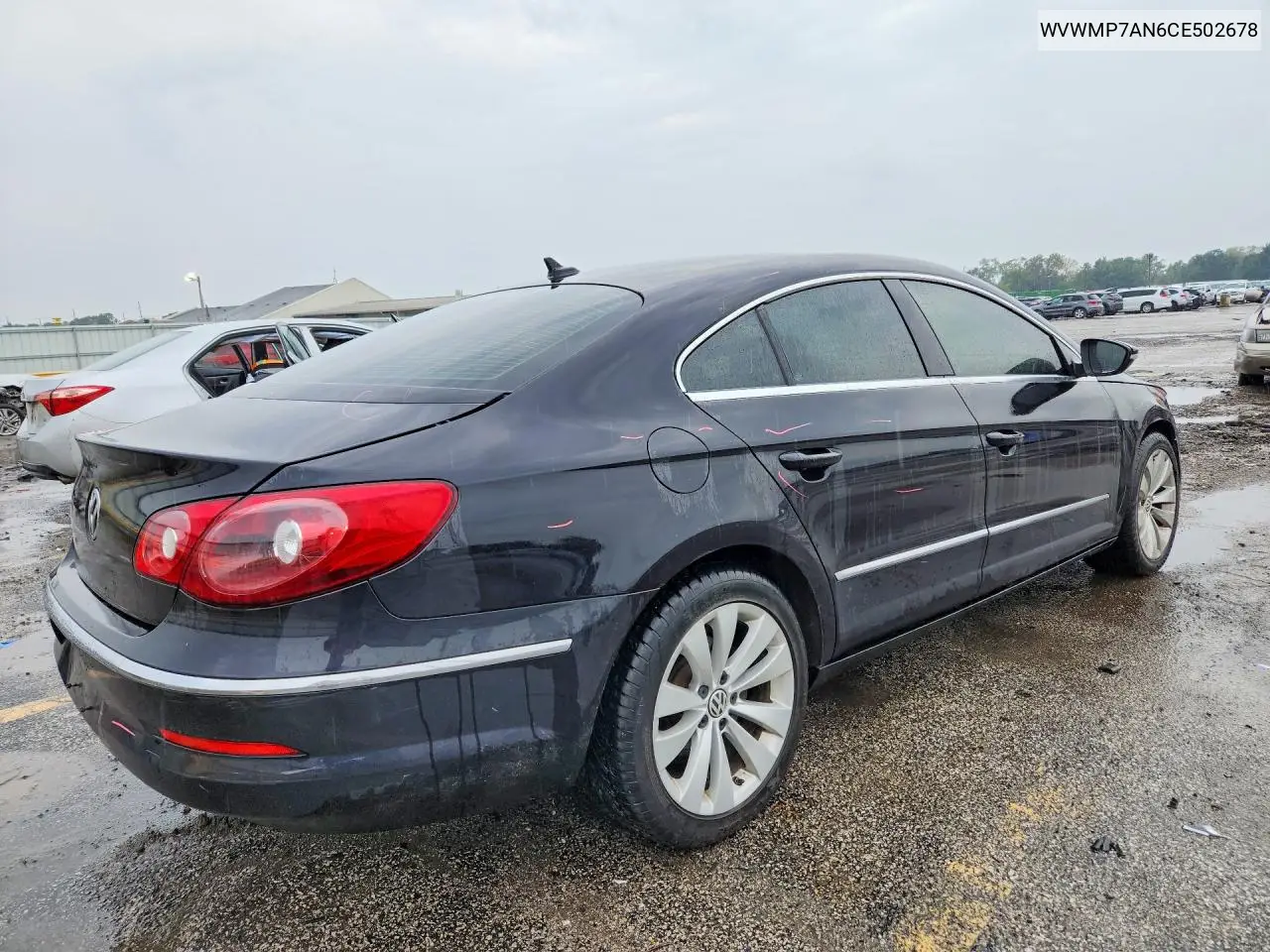 2012 VOLKSWAGEN PASSAT CC VIN WVWMP7AN6CE502678 — фото 3
