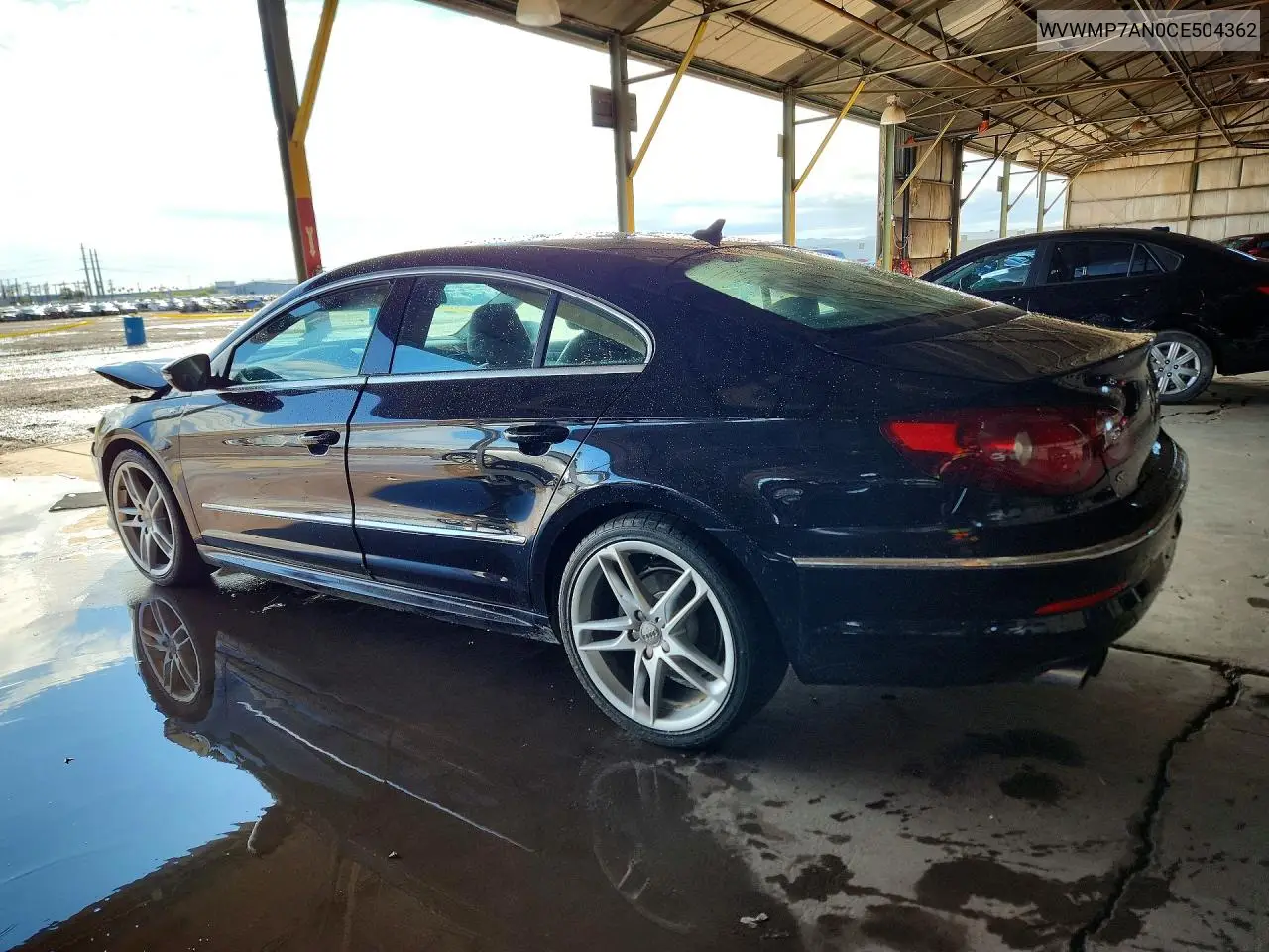 2012 VOLKSWAGEN PASSAT CC VIN WVWMP7AN0CE504362 — фото 2