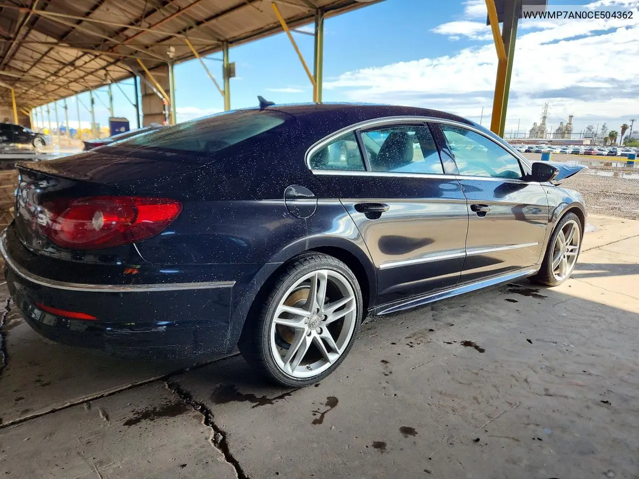 2012 VOLKSWAGEN PASSAT CC VIN WVWMP7AN0CE504362 — фото 3