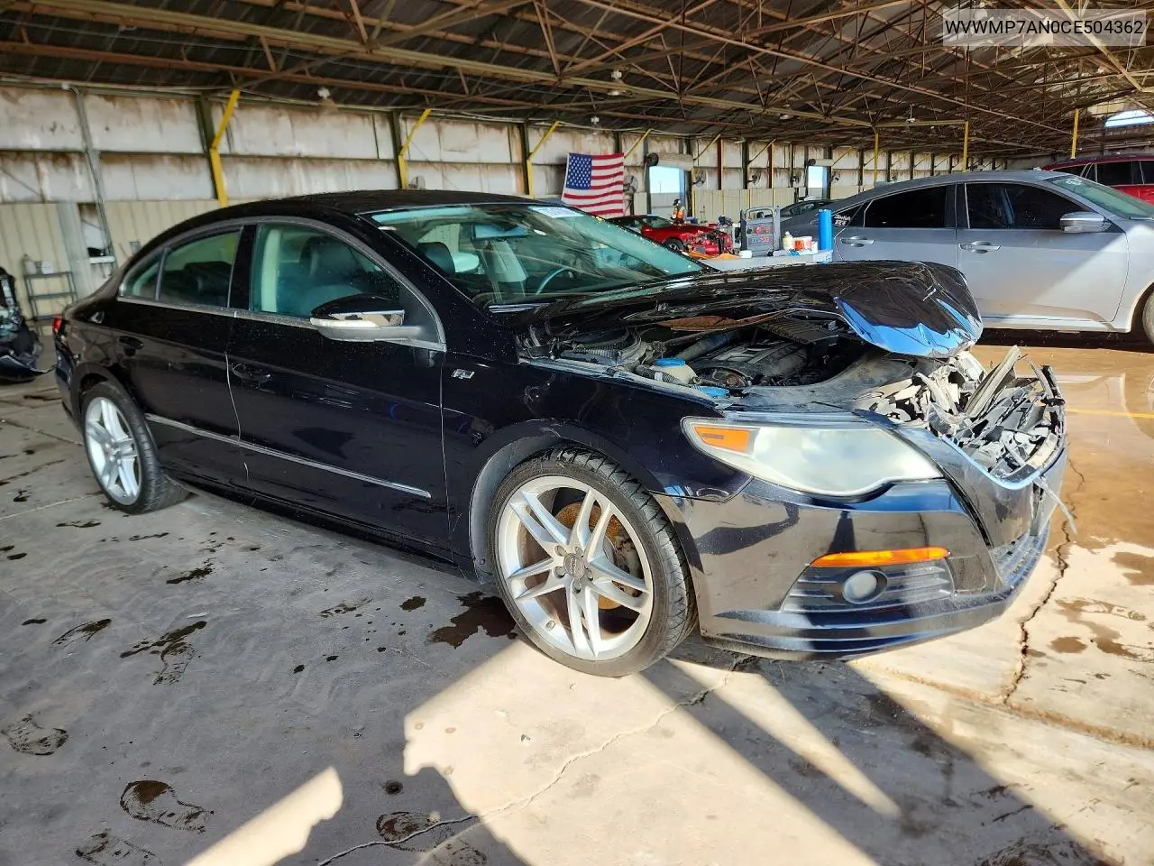 2012 VOLKSWAGEN PASSAT CC VIN WVWMP7AN0CE504362 — фото 4