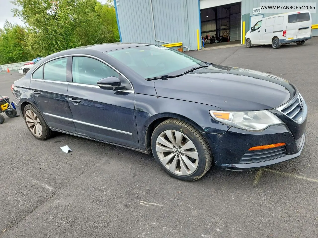 2012 VOLKSWAGEN PASSAT CC VIN WVWMP7AN8CE542065 — фото 4