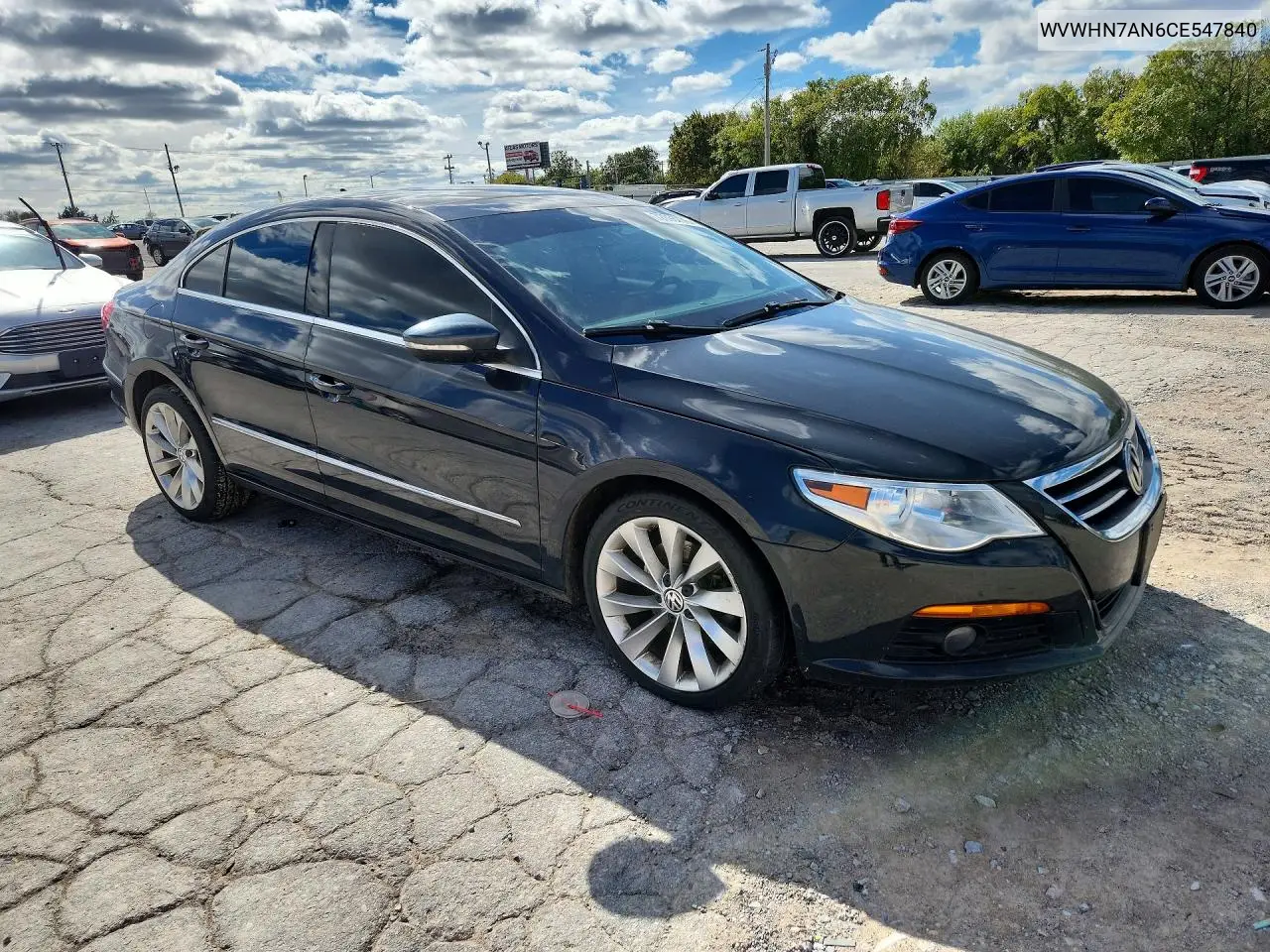 2012 VOLKSWAGEN PASSAT CC VIN WVWHN7AN6CE547840 — фото 4