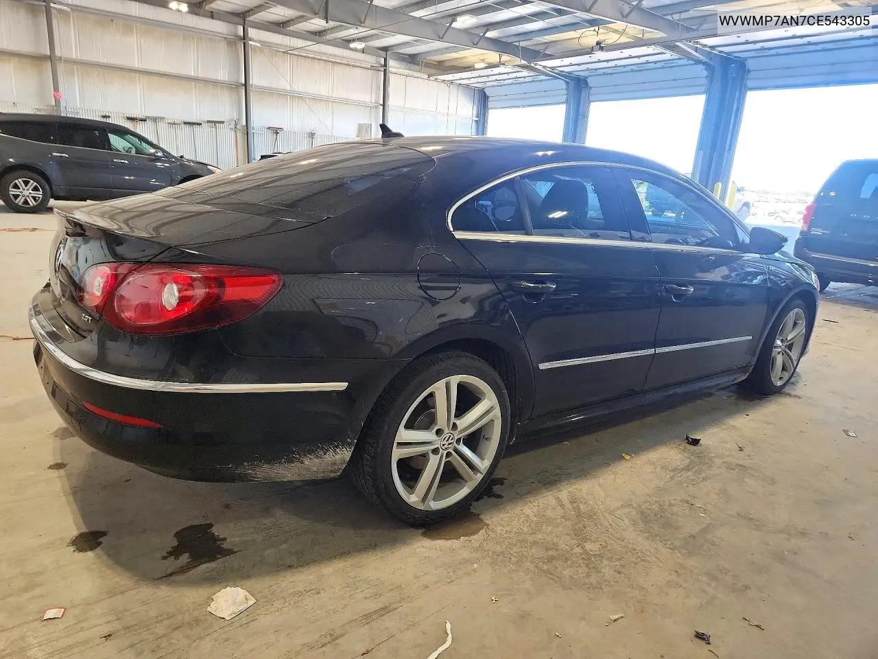 2012 VOLKSWAGEN PASSAT CC VIN WVWMP7AN7CE543305 — фото 3