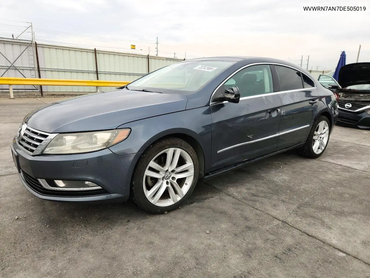 VOLKSWAGEN PASSAT CC 2013, VIN WVWRN7AN7DE505019