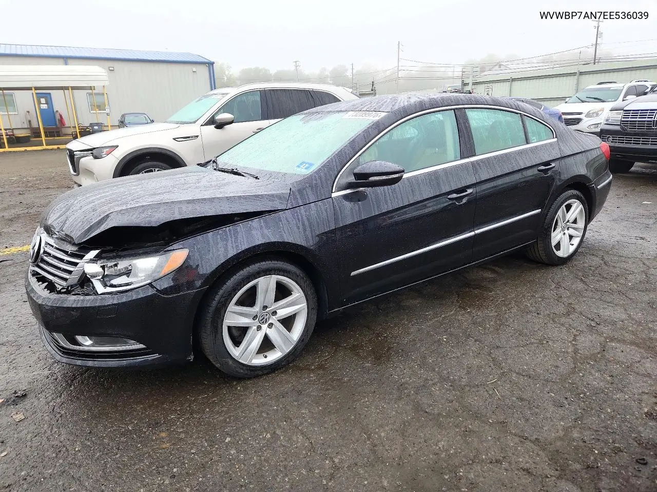 VOLKSWAGEN PASSAT CC 2014, VIN WVWBP7AN7EE536039