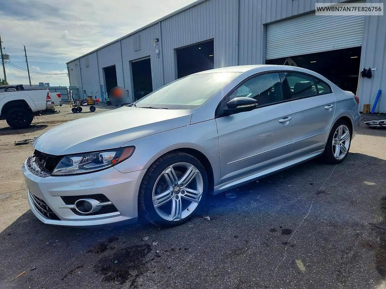 VOLKSWAGEN PASSAT CC 2015, VIN WVWBN7AN7FE826756