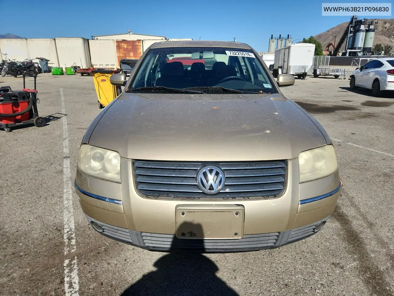 2001 VOLKSWAGEN PASSAT VIN WVWPH63B21P096830 — фото 5