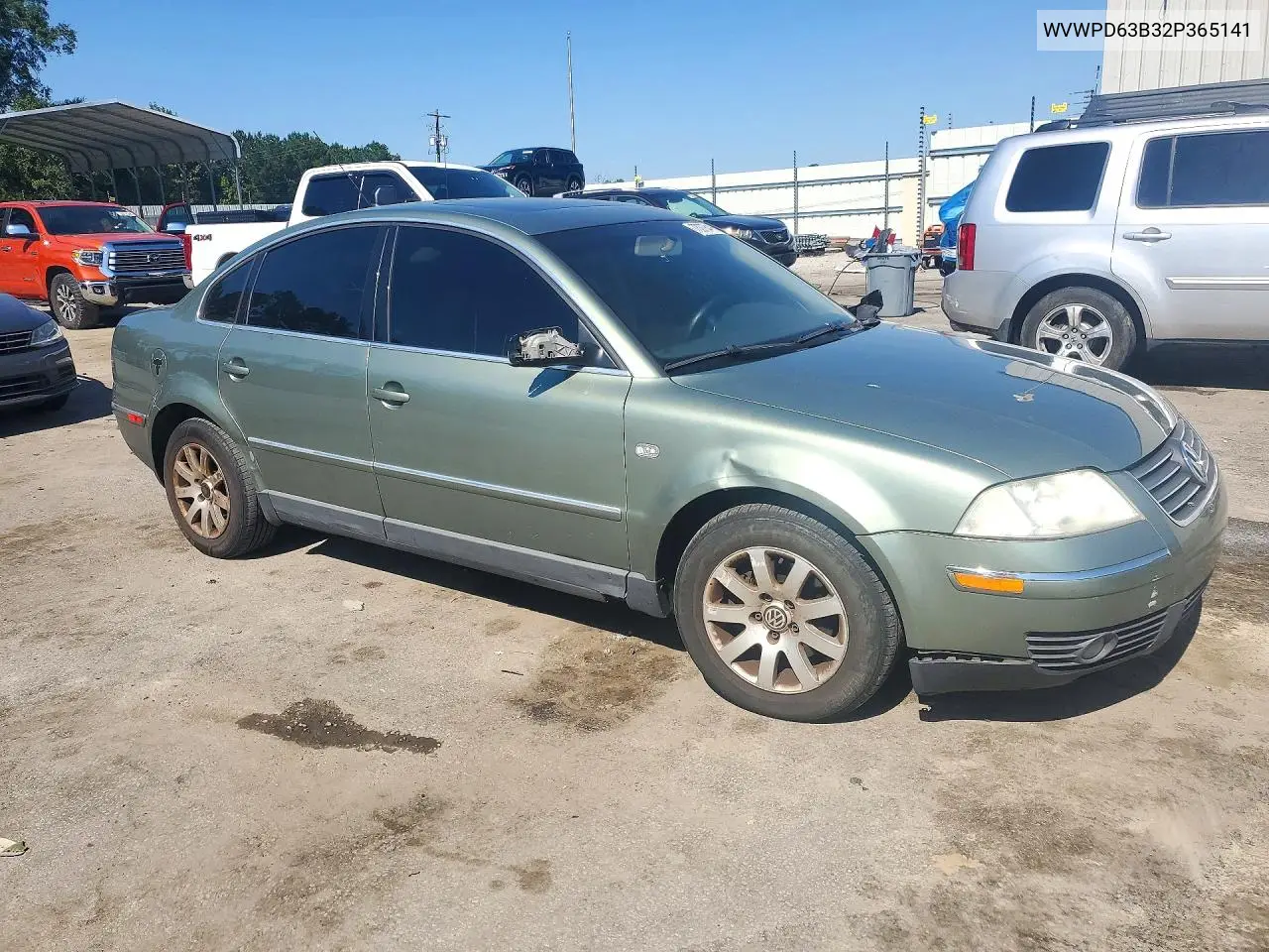 2002 VOLKSWAGEN PASSAT VIN WVWPD63B32P365141 — фото 4