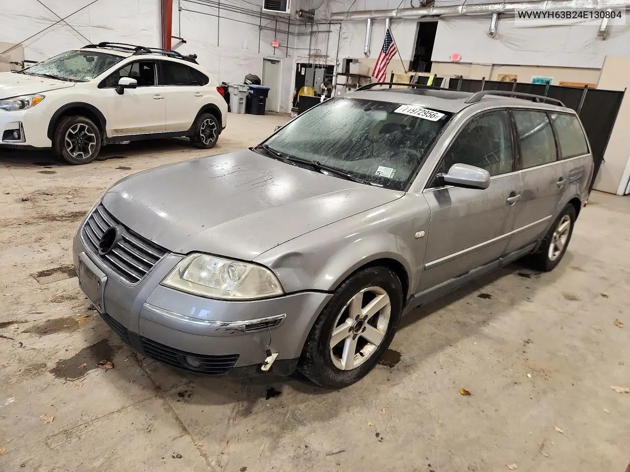 VOLKSWAGEN PASSAT 2004, VIN WVWYH63B24E130804