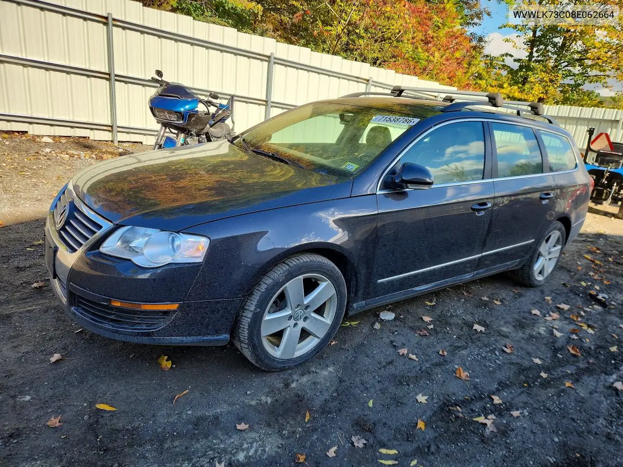 VOLKSWAGEN PASSAT 2008, VIN WVWLK73C08E062664