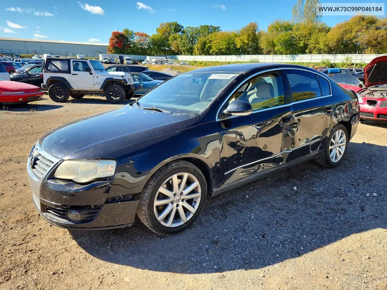 VOLKSWAGEN PASSAT 2009, VIN WVWJK73C99P046184