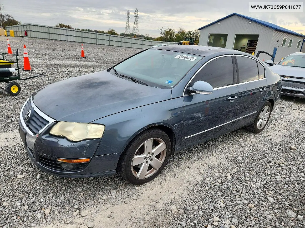 VOLKSWAGEN PASSAT 2009, VIN WVWJK73C59P041077