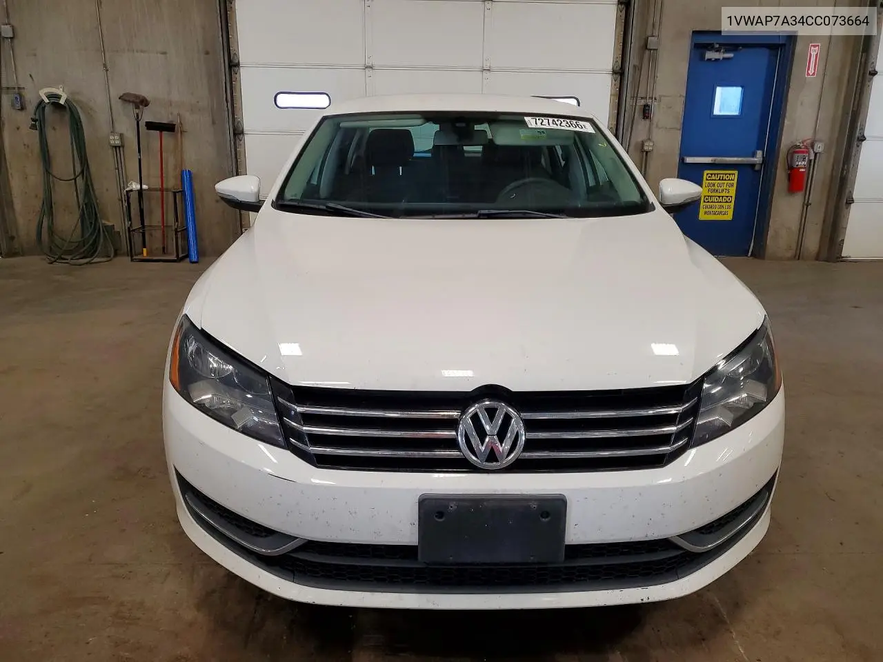 2012 VOLKSWAGEN PASSAT VIN 1VWAP7A34CC073664 — фото 5
