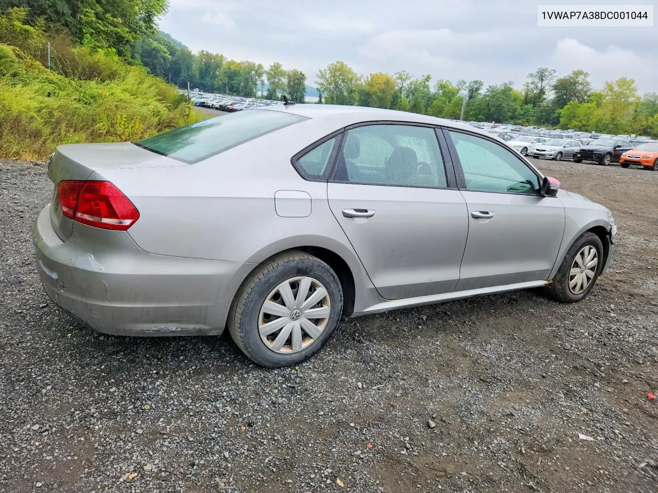 2013 VOLKSWAGEN PASSAT VIN 1VWAP7A38DC001044 — фото 3