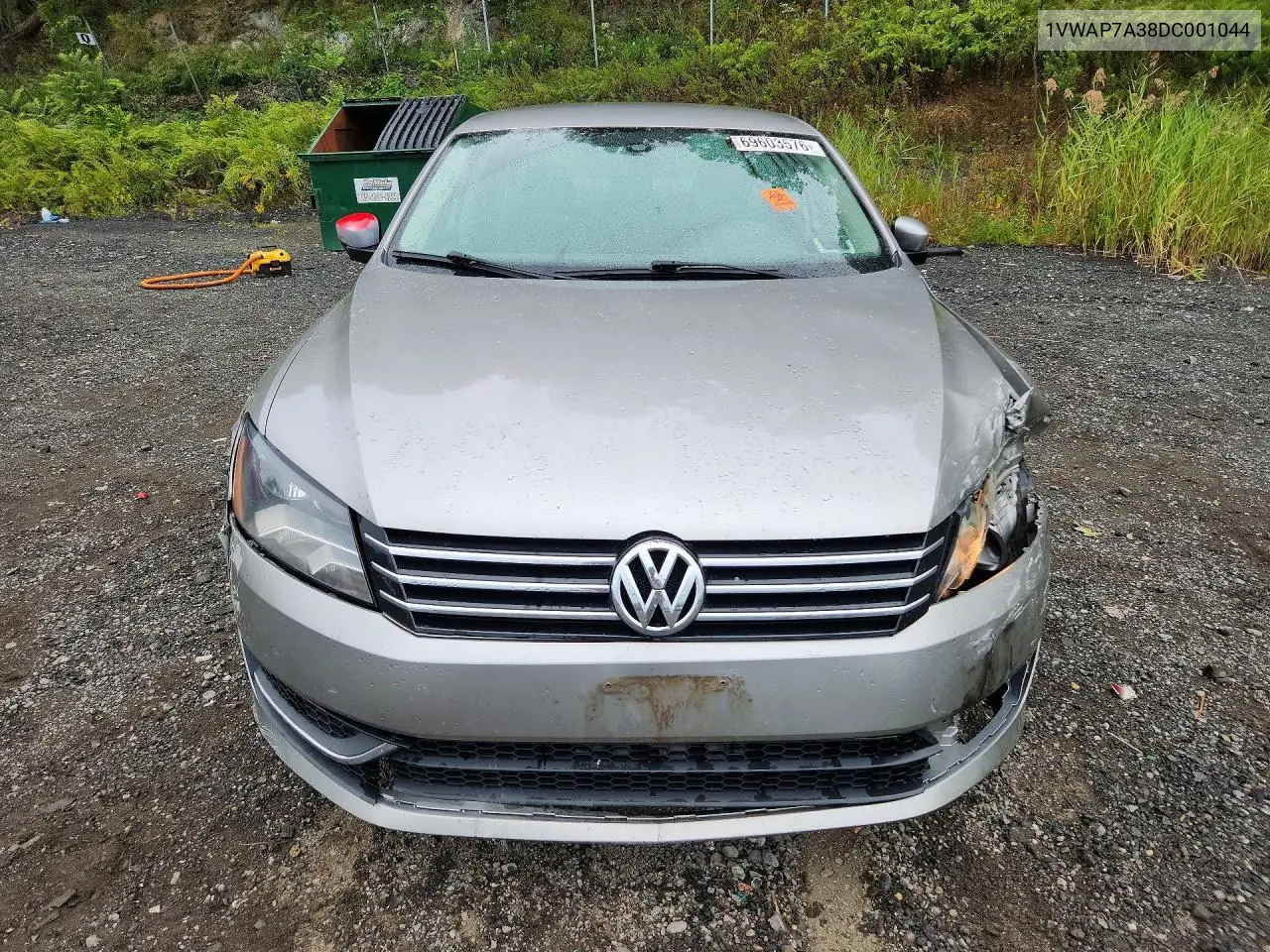 2013 VOLKSWAGEN PASSAT VIN 1VWAP7A38DC001044 — фото 5