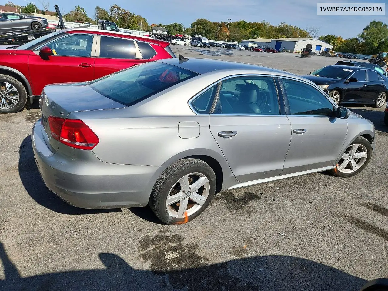 2013 VOLKSWAGEN PASSAT VIN 1VWBP7A34DC062136 — фото 3