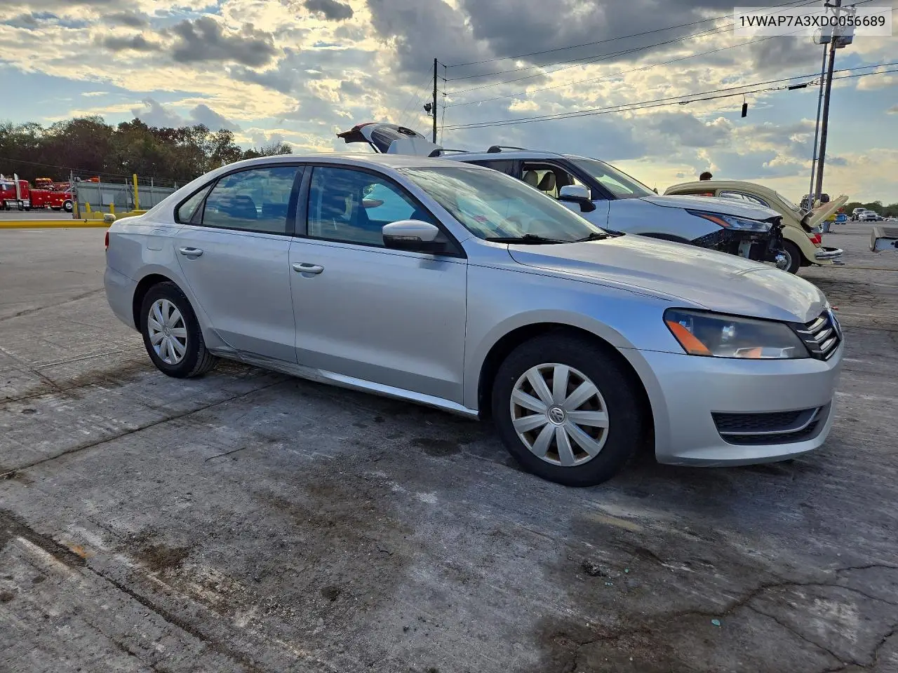 2013 VOLKSWAGEN PASSAT VIN 1VWAP7A3XDC056689 — фото 4