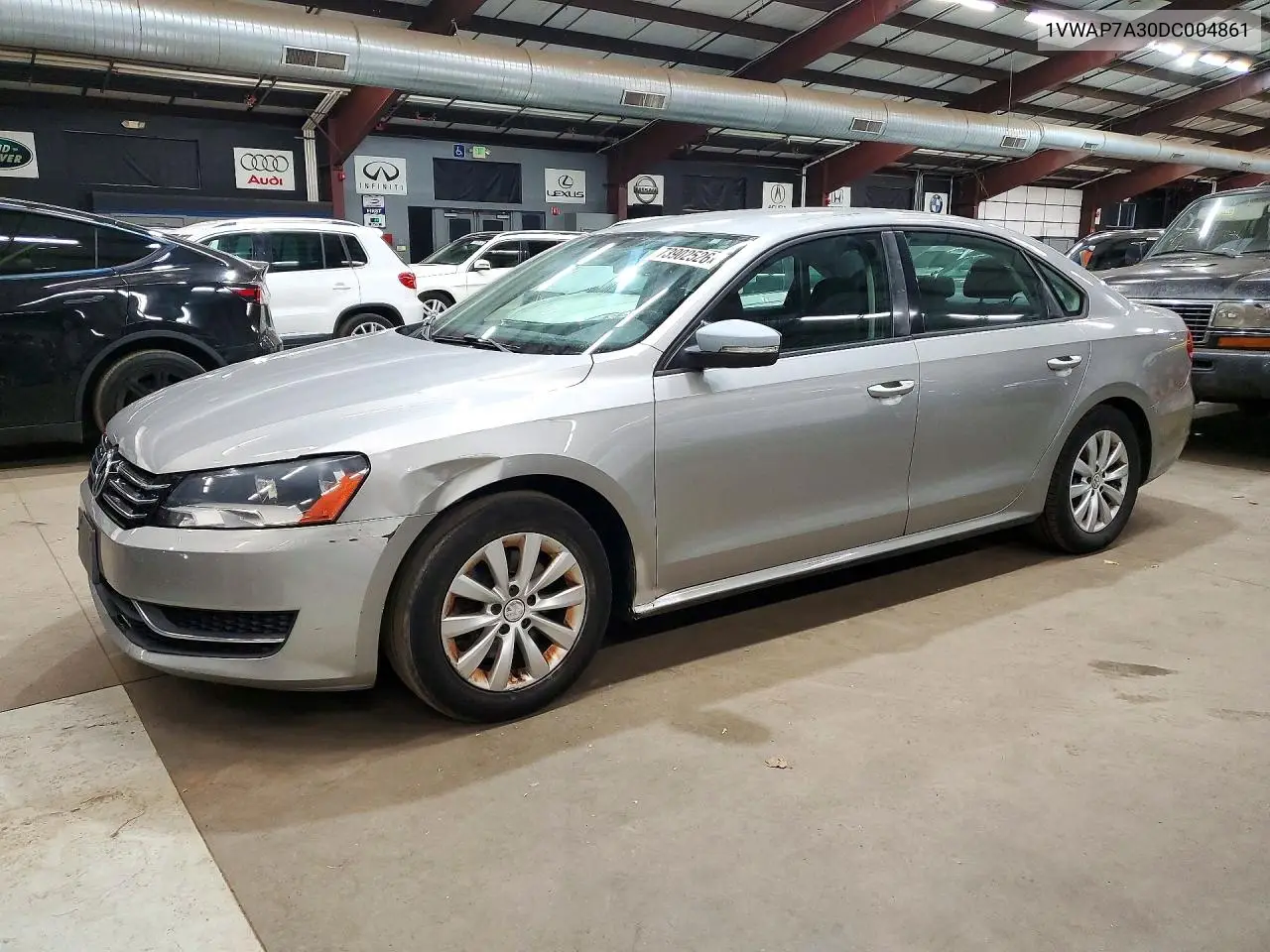 VOLKSWAGEN PASSAT 2013, VIN 1VWAP7A30DC004861
