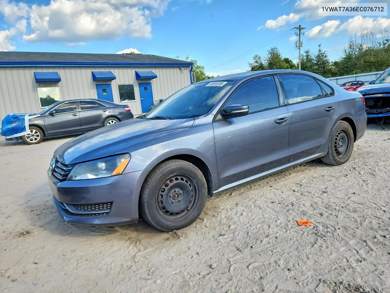 VOLKSWAGEN PASSAT 2014, VIN 1VWAT7A36EC076712