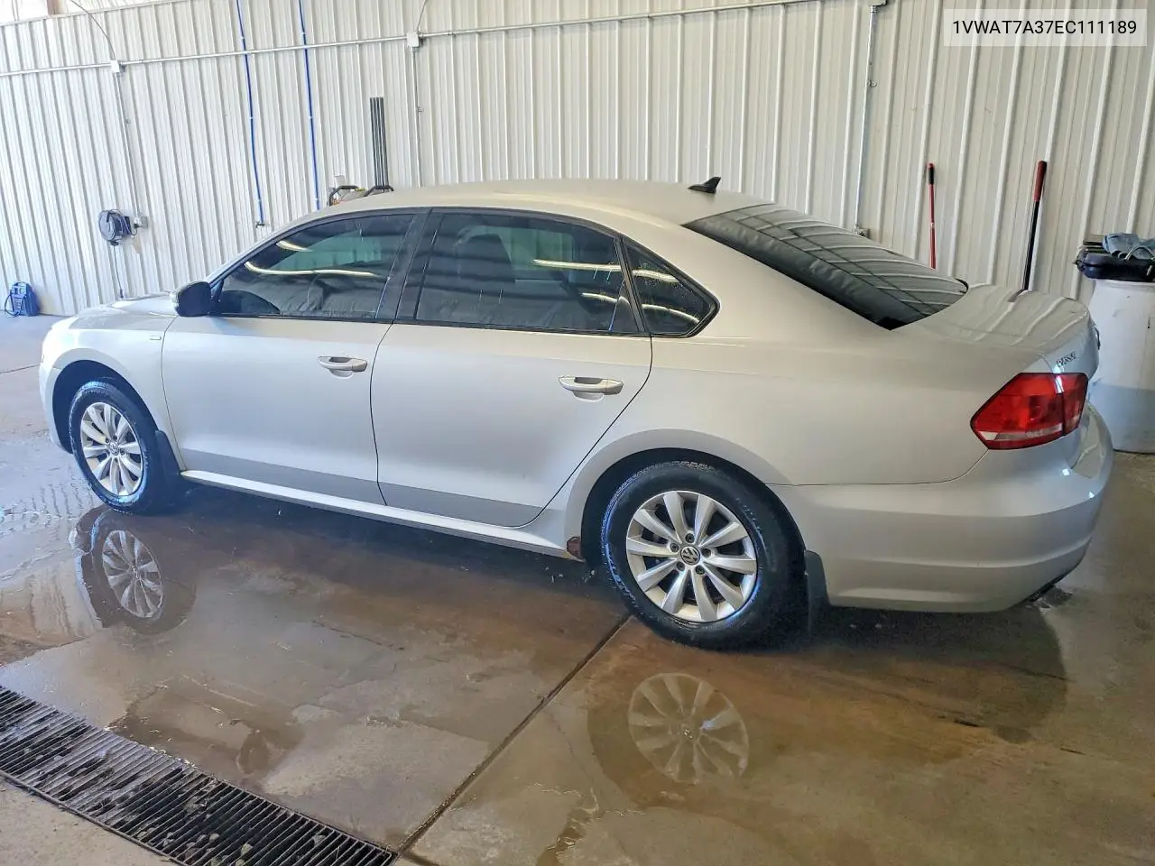 2014 VOLKSWAGEN PASSAT VIN 1VWAT7A37EC111189 — фото 2