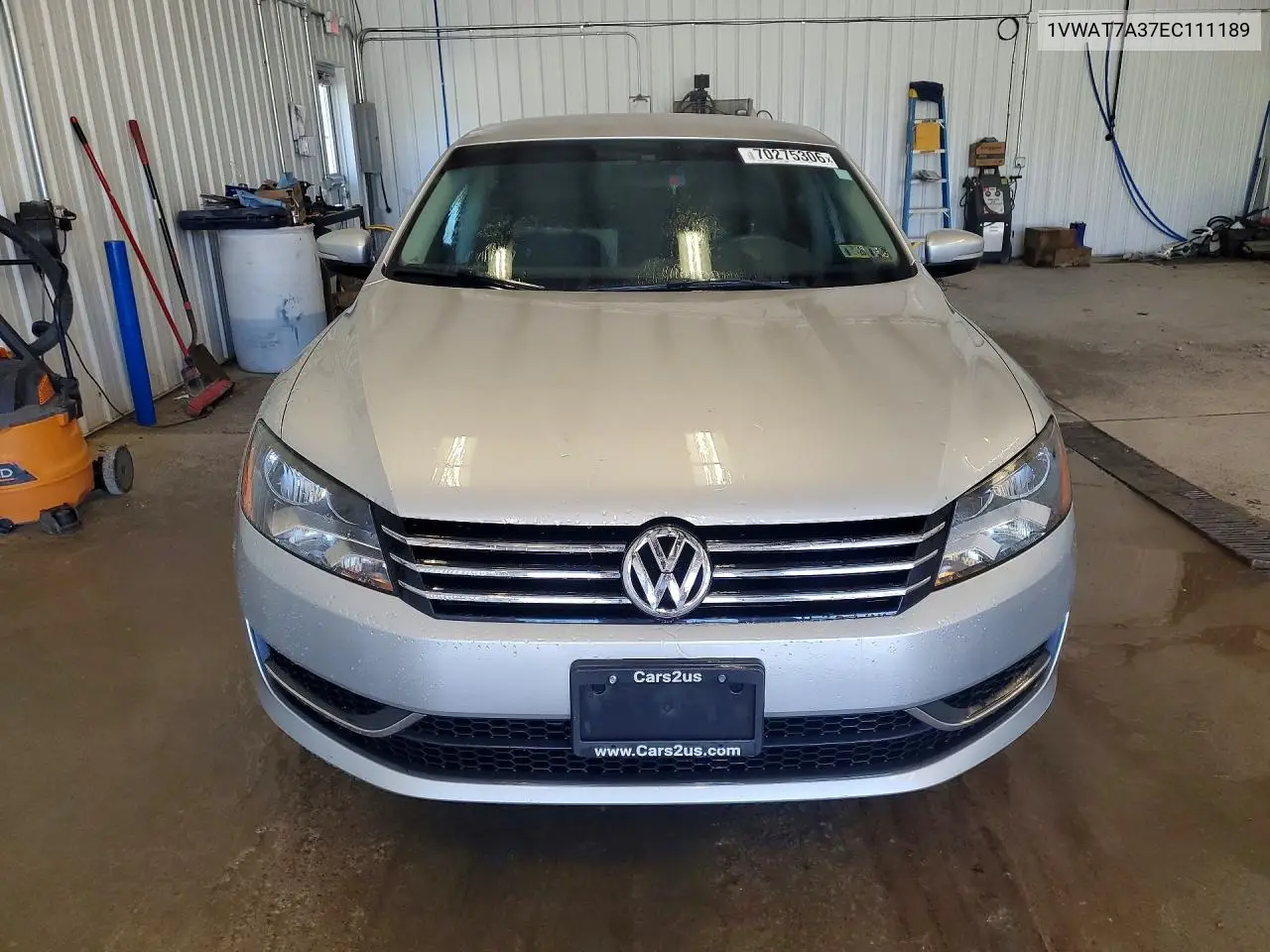 2014 VOLKSWAGEN PASSAT VIN 1VWAT7A37EC111189 — фото 5