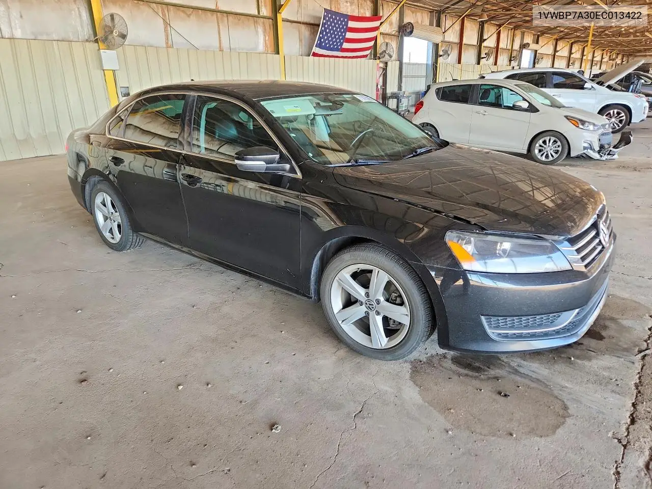 2014 VOLKSWAGEN PASSAT VIN 1VWBP7A30EC013422 — фото 4