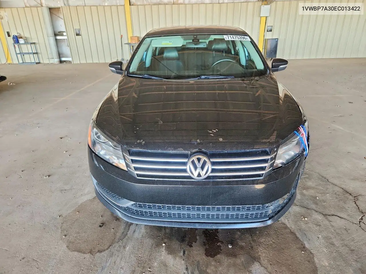 2014 VOLKSWAGEN PASSAT VIN 1VWBP7A30EC013422 — фото 5