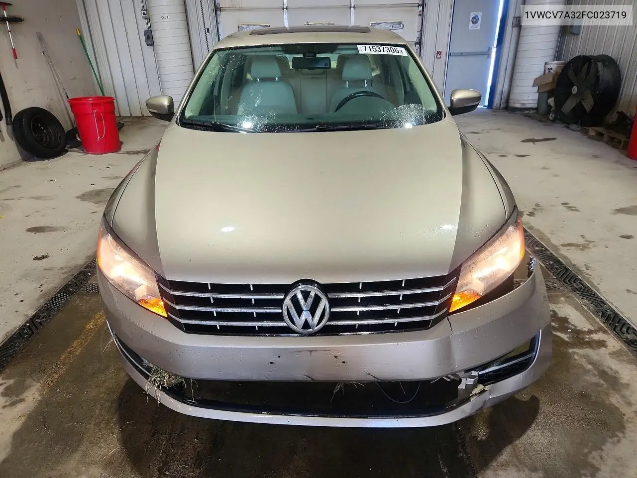2015 VOLKSWAGEN PASSAT VIN 1VWCV7A32FC023719 — фото 5