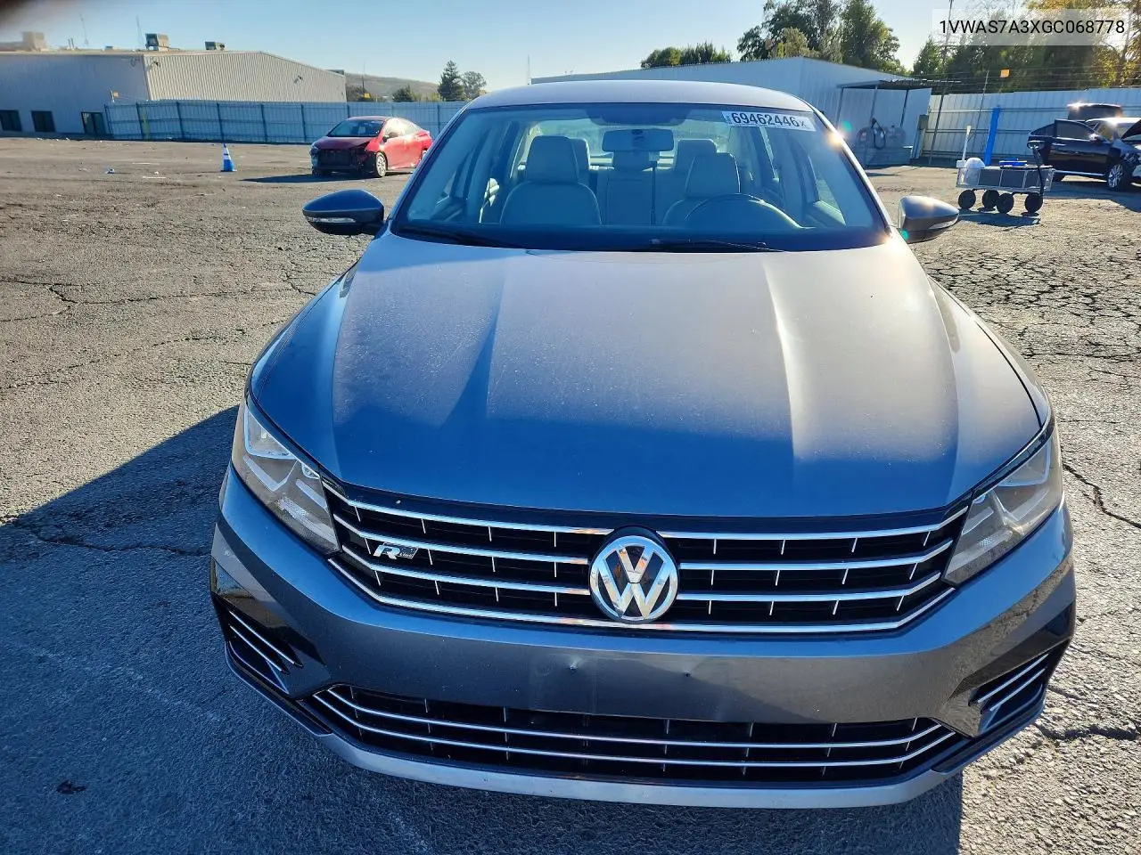 2016 VOLKSWAGEN PASSAT VIN 1VWAS7A3XGC068778 — фото 5