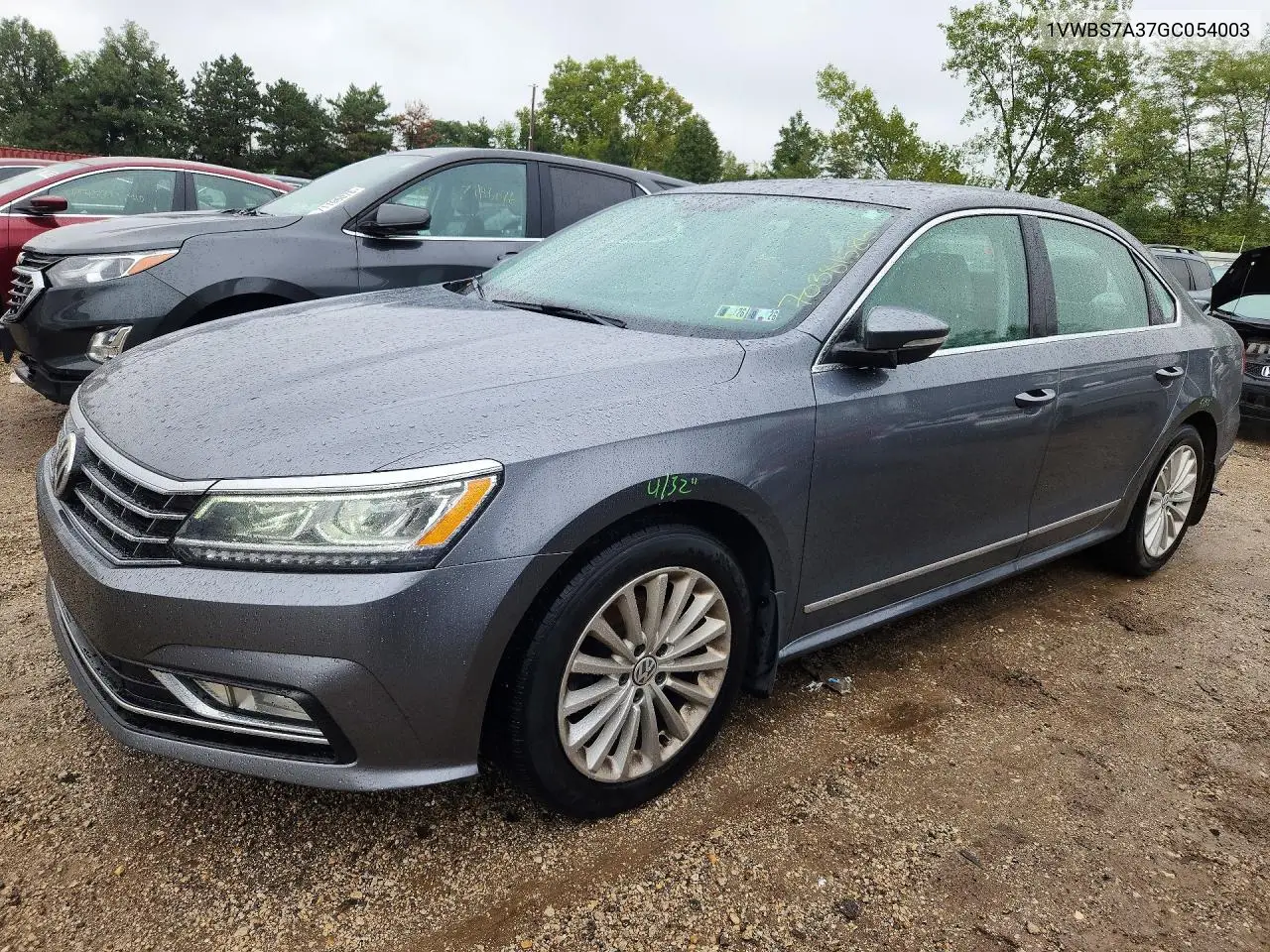 VOLKSWAGEN PASSAT 2016, VIN 1VWBS7A37GC054003