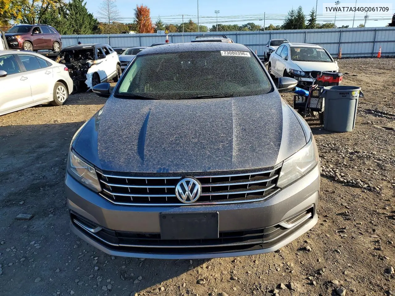 2016 VOLKSWAGEN PASSAT VIN 1VWAT7A34GC061709 — фото 5