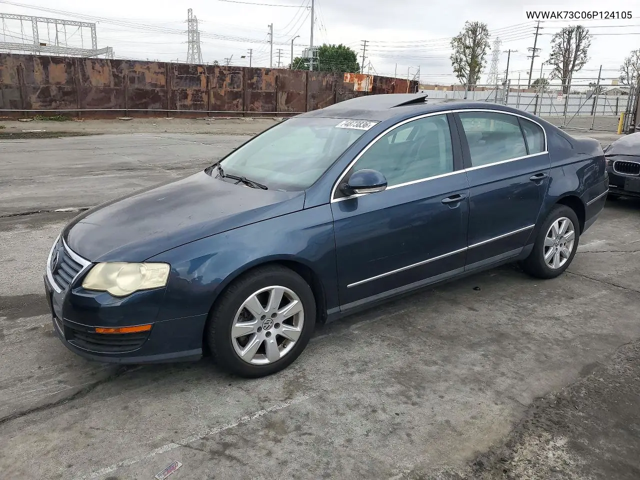 VOLKSWAGEN PASSAT 2016, VIN WVWAK73C06P124105