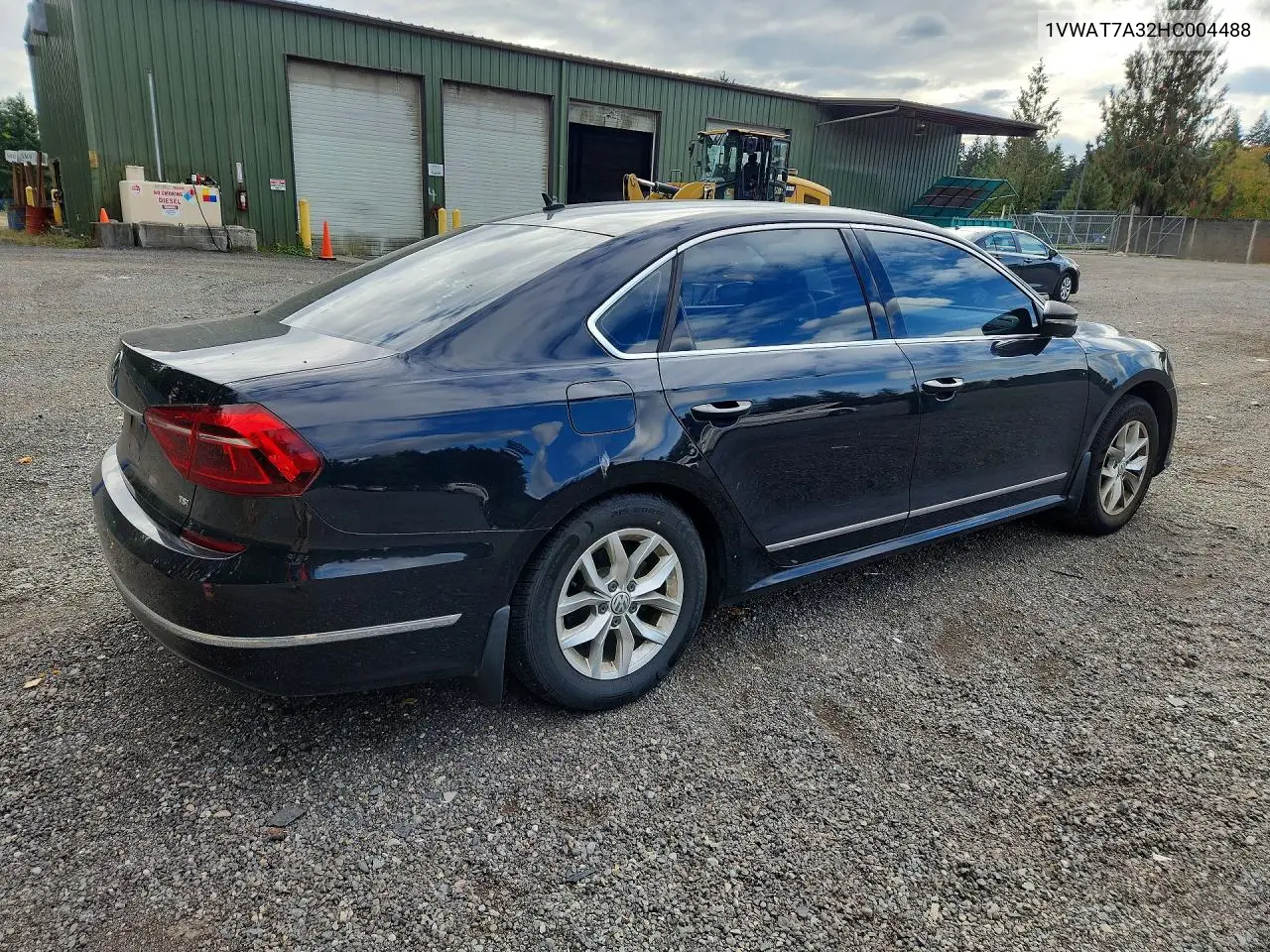2017 VOLKSWAGEN PASSAT VIN 1VWAT7A3XHC008448 — фото 3
