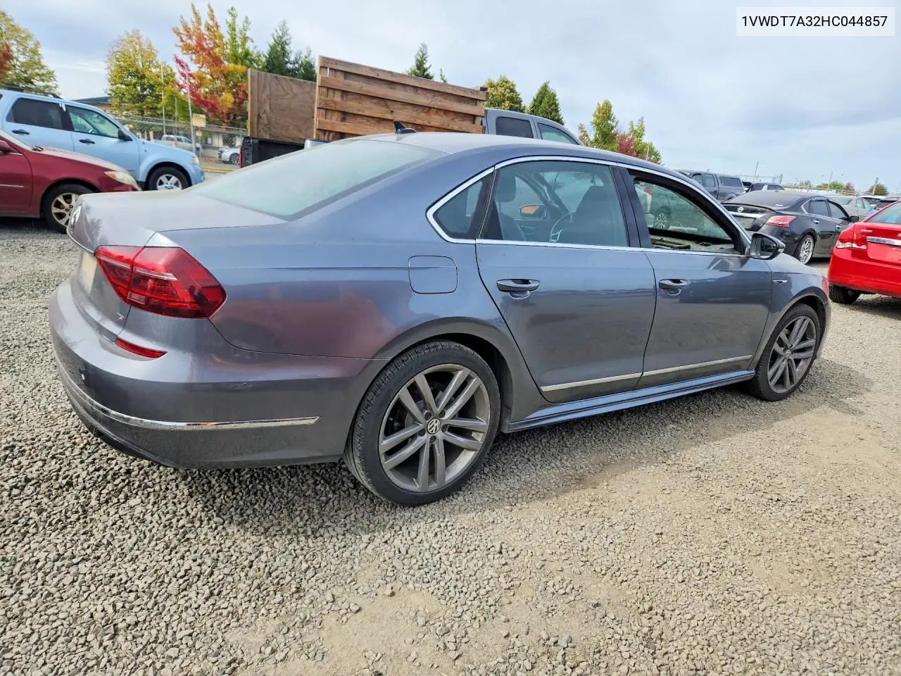 2017 VOLKSWAGEN PASSAT VIN 1VWDT7A32HC044857 — фото 3