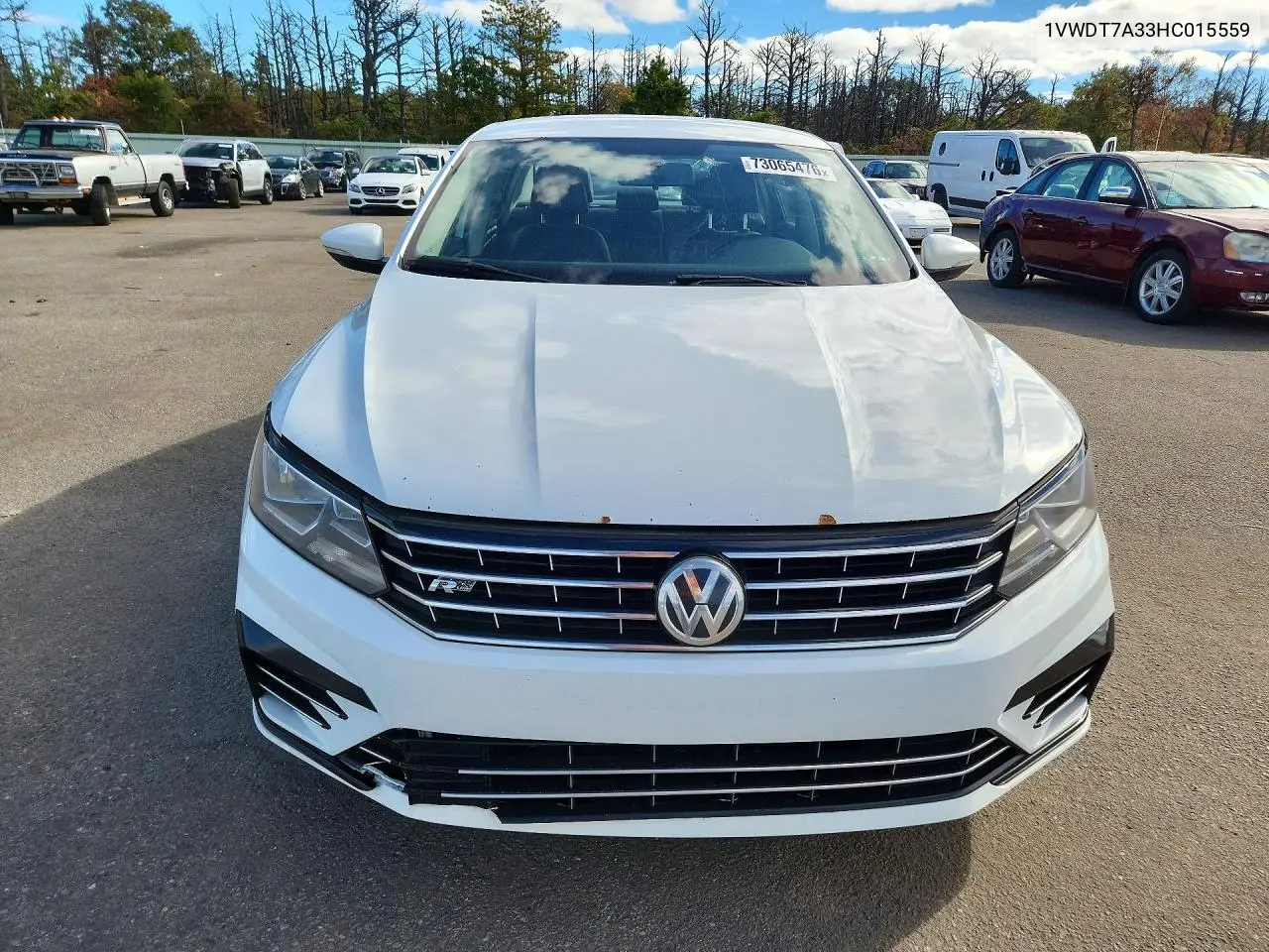 2017 VOLKSWAGEN PASSAT VIN 1VWDT7A33HC015559 — фото 5