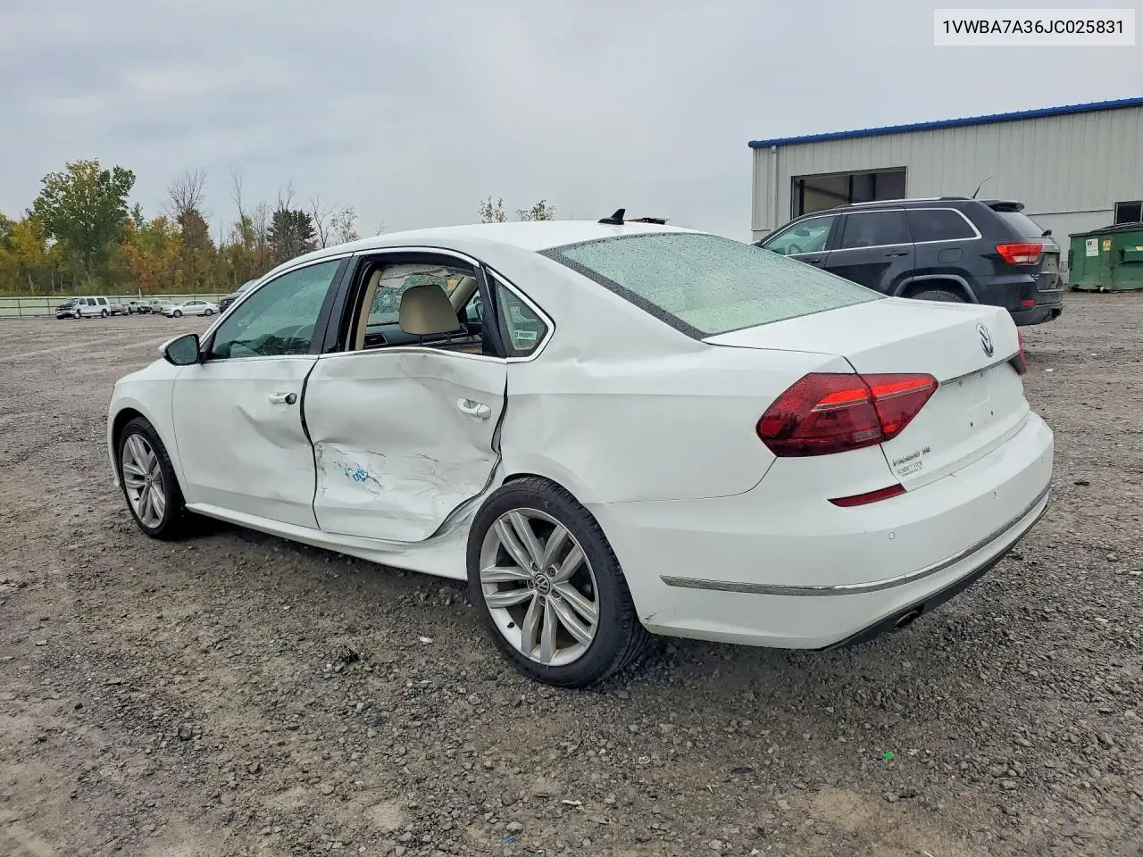 2018 VOLKSWAGEN PASSAT VIN 1VWBA7A36JC025831 — фото 2