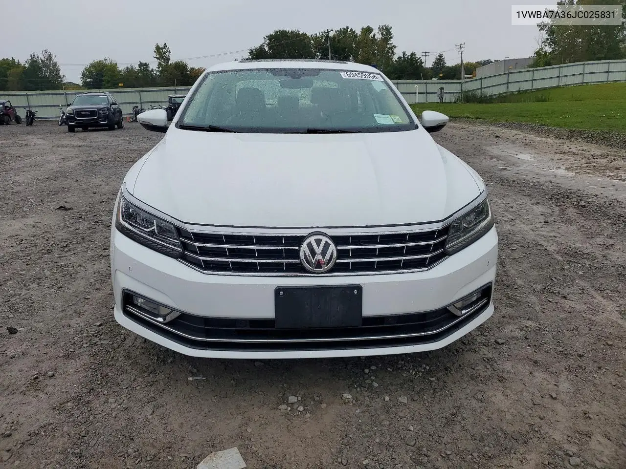 2018 VOLKSWAGEN PASSAT VIN 1VWBA7A36JC025831 — фото 5