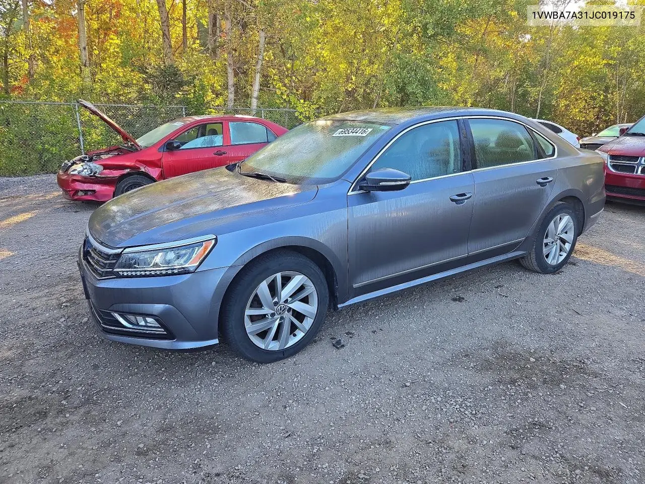 VOLKSWAGEN PASSAT 2018, VIN 1VWBA7A31JC019175