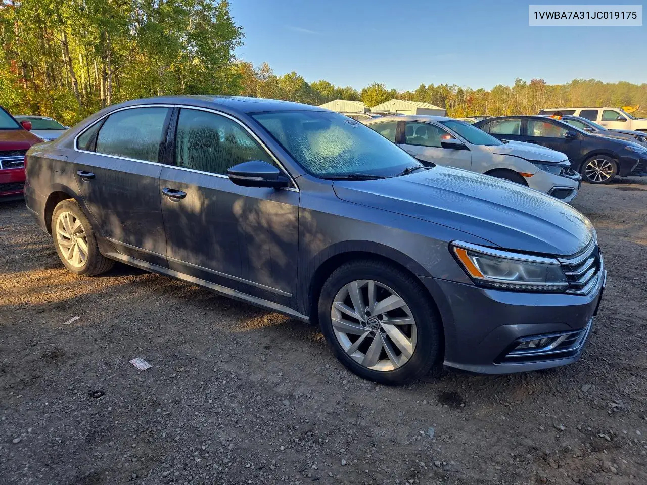 2018 VOLKSWAGEN PASSAT VIN 1VWBA7A31JC019175 — фото 4
