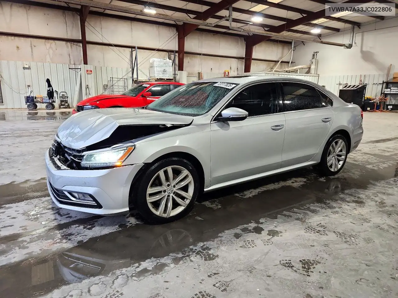 VOLKSWAGEN PASSAT 2018, VIN 1VWBA7A33JC022806