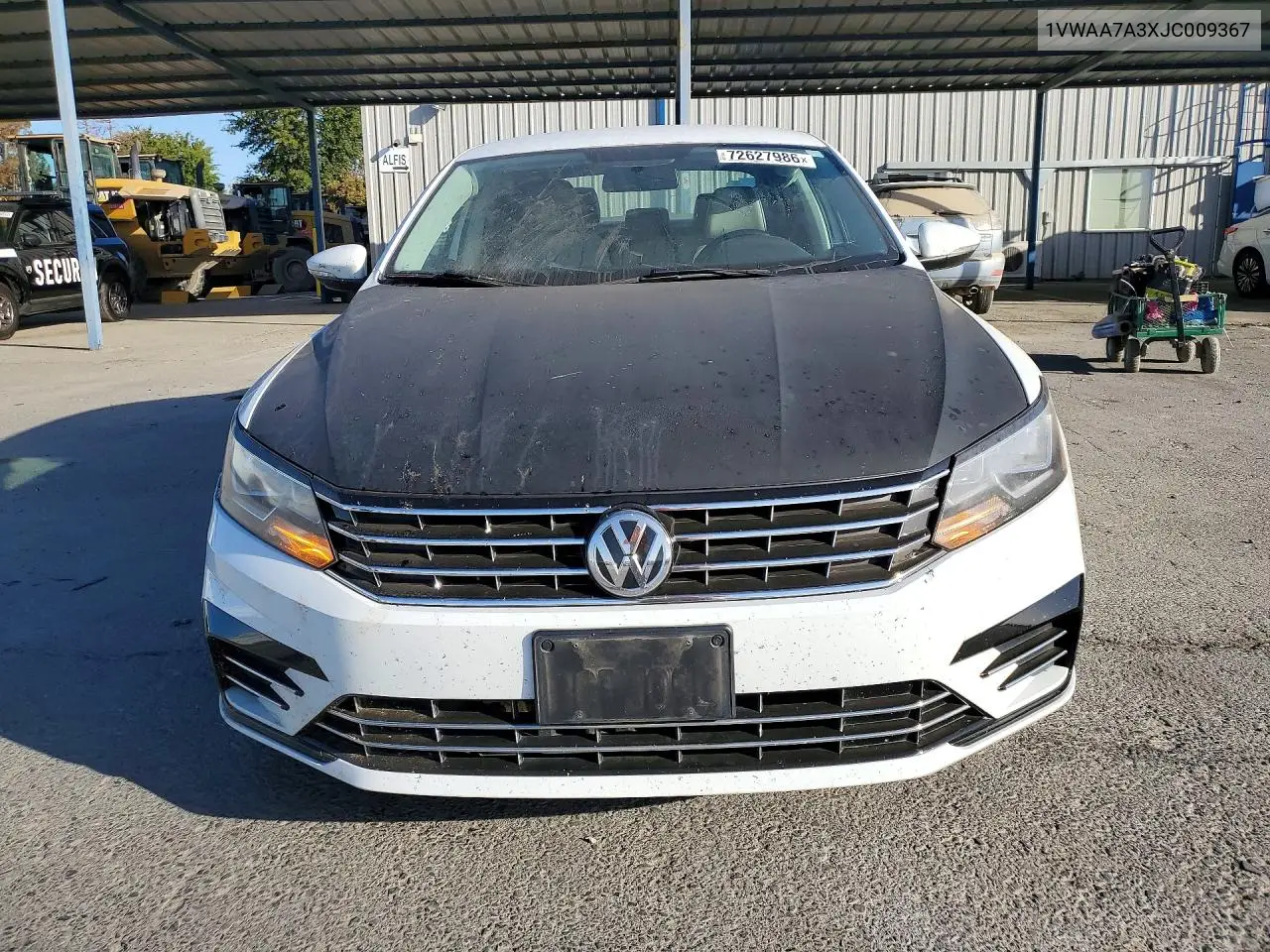 2018 VOLKSWAGEN PASSAT VIN 1VWAA7A3XJC009367 — фото 5