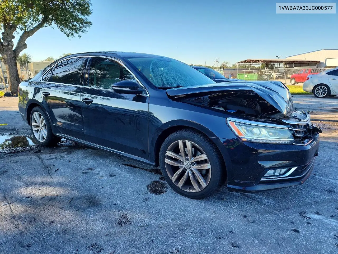 2018 VOLKSWAGEN PASSAT VIN 1VWBA7A33JC000577 — фото 4